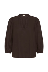 KAFFE KAmilia 3/4 SL Blouse Black Coffee