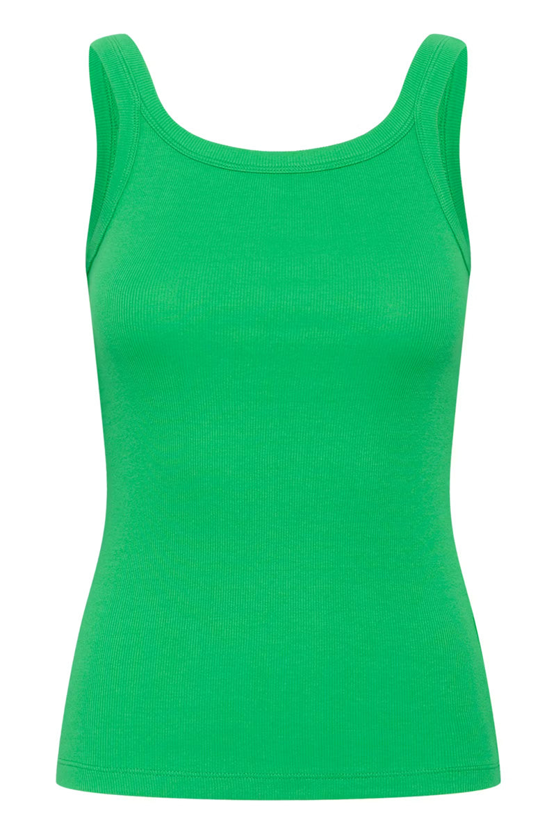 KAFFE KAcarna Tank Top Bright Green
