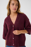 KAFFE KAlabis Cardigan-Windsor Wine