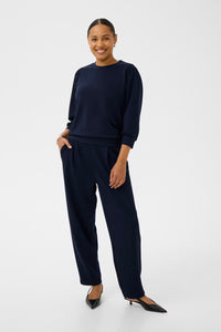 KAFFE KAannie Trousers Midnight Marine