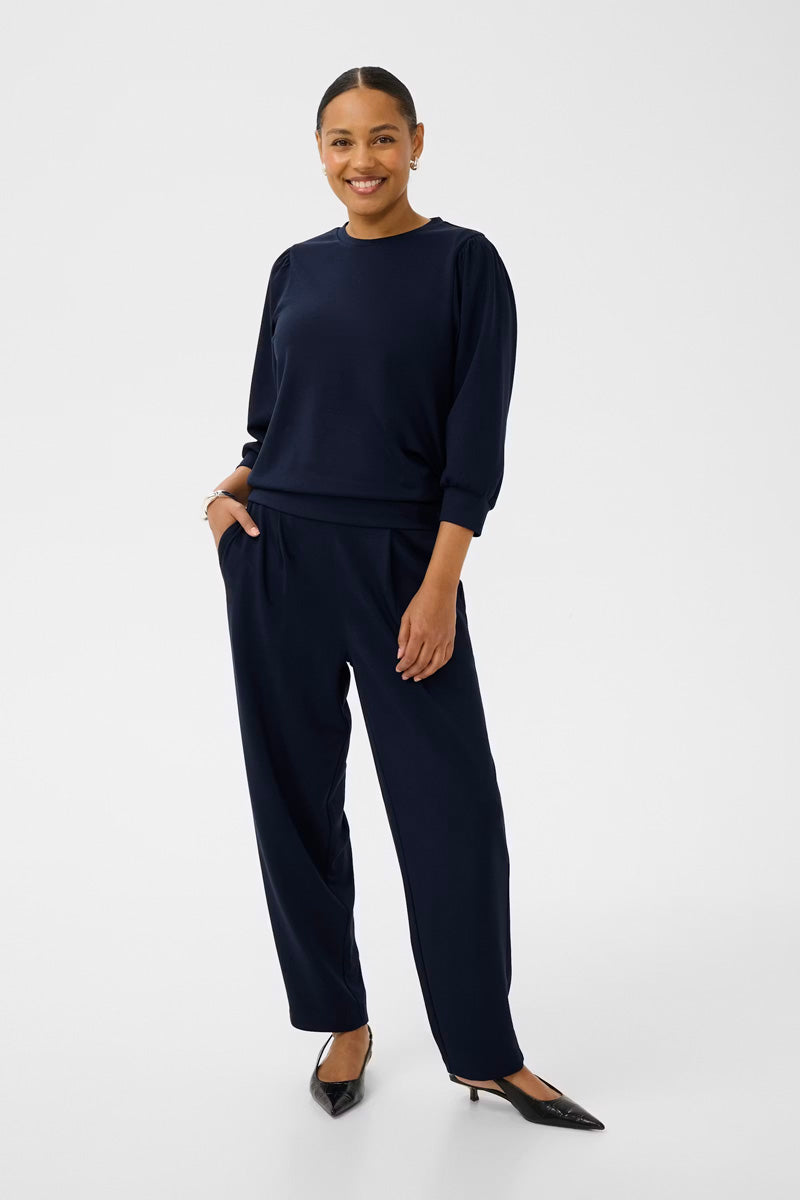 KAFFE KAannie Trousers Midnight Marine
