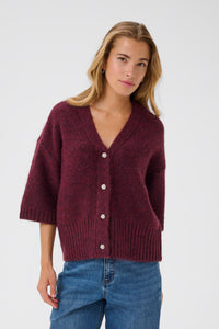 KAFFE KAlabis Cardigan-Windsor Wine