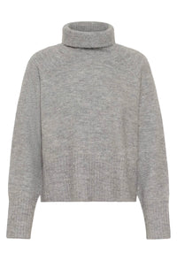 KAFFE KAerin Rollneck Light Grey Melange