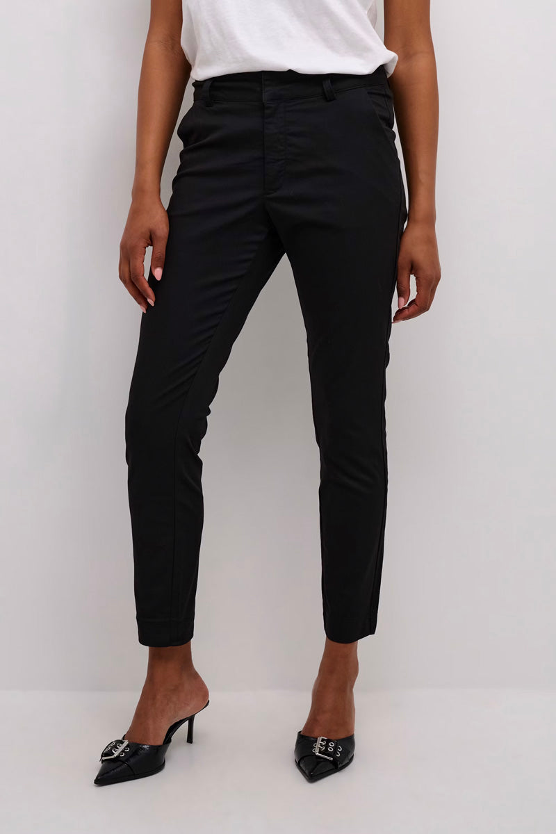 KAFFE KAlea Chino Pant Black