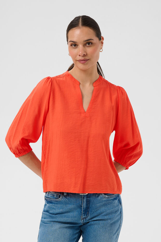 KAFFE KAalberta Blouse Tigerlily