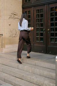 KAFFE KAlima Trousers-Coffee Bean