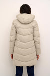 KAFFE KAsusanne Quilted Coat-Feather Gray