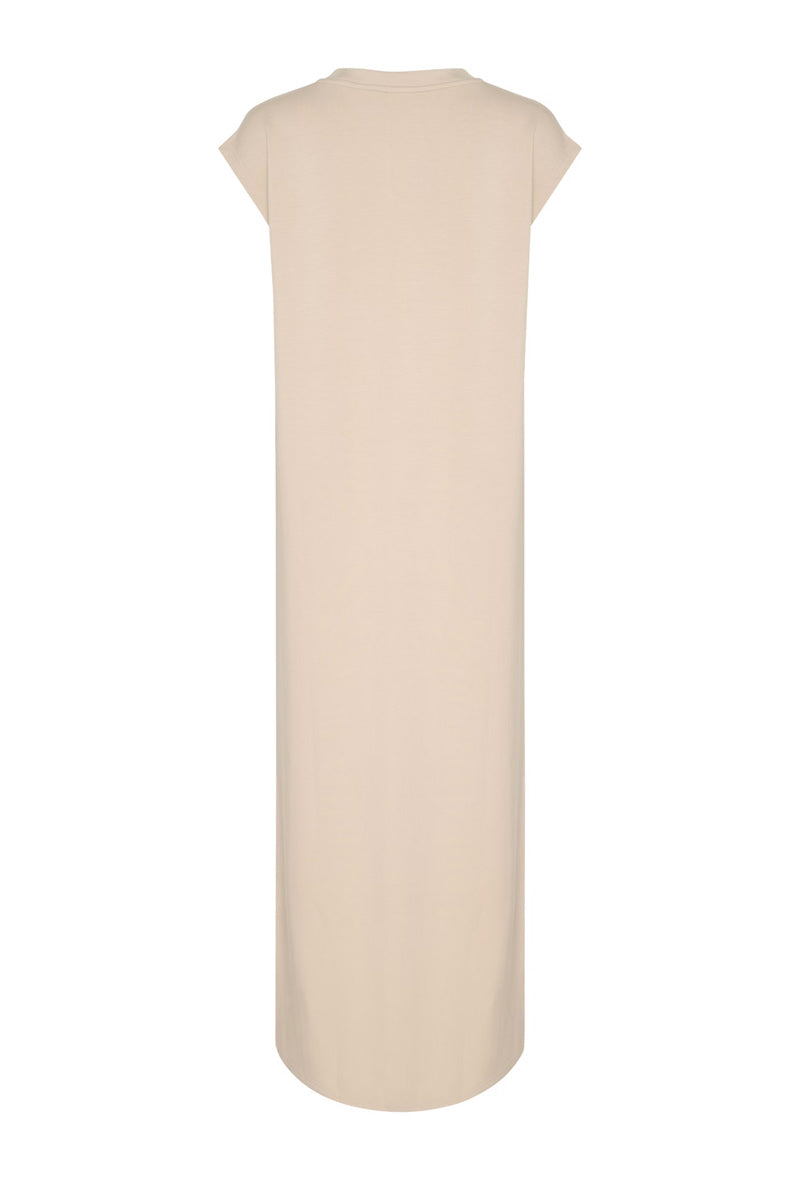 KAFFE KAannika Maxi Dress Feather Grey