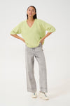 KAFFE KAemilie V-Neck Pullover Lettuce Green