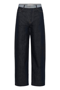 InWear DEIRDRA IW Wide Leg Jeans Dark Denim