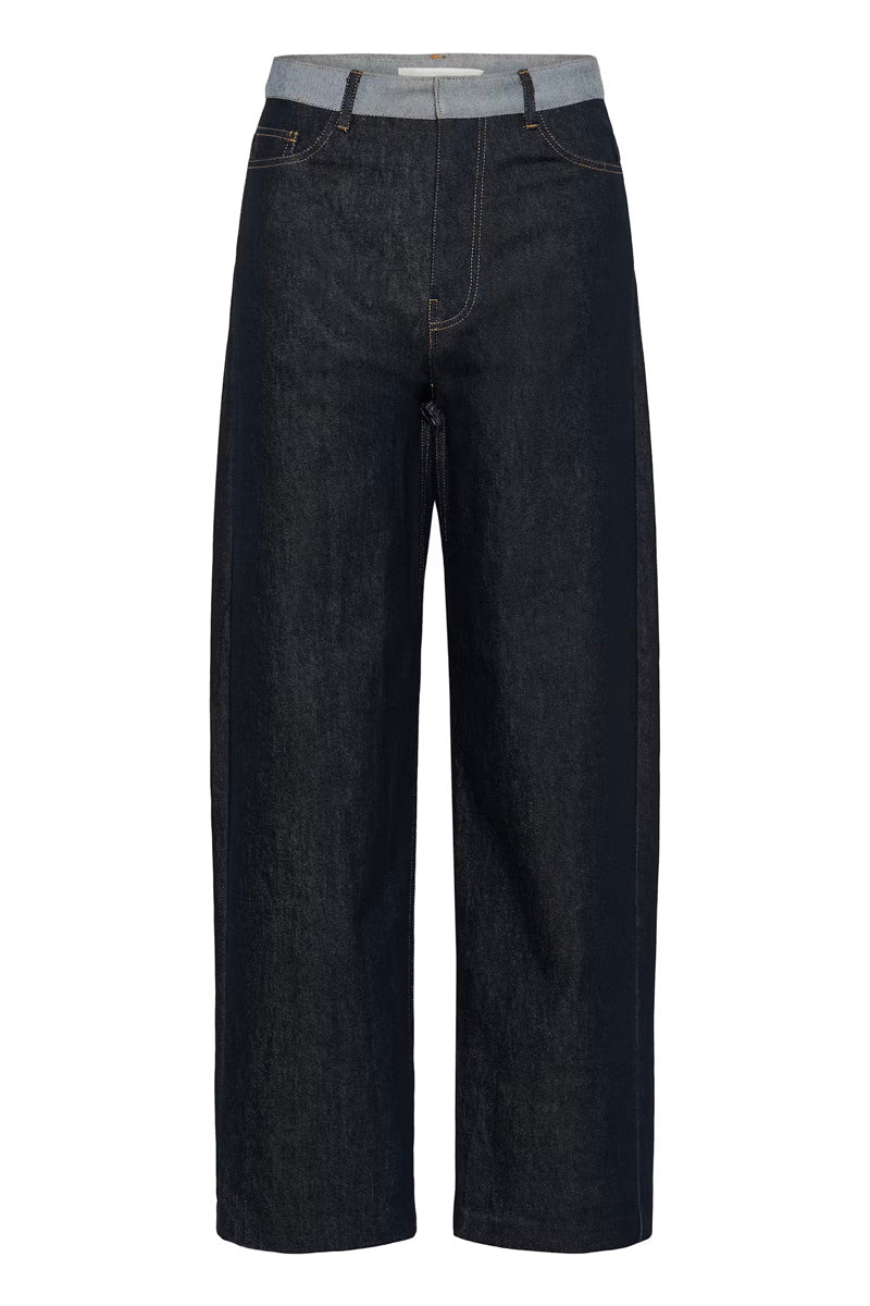 InWear DEIRDRA IW Wide Leg Jeans Dark Denim