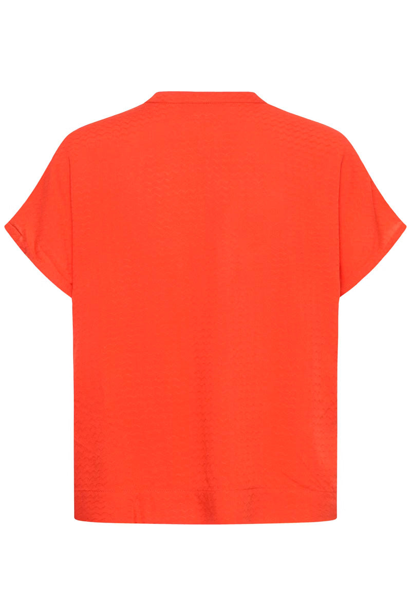 KAFFE KAgina Blouse Poppy Red
