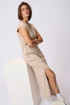 KAFFE KAannika Maxi Dress Feather Grey