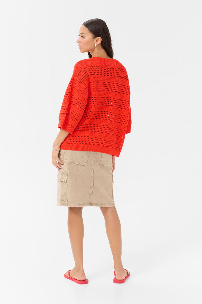 KAFFE KAteresa Knit Pullover Grenadine