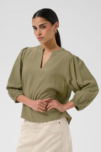 KAFFE KAalberta Blouse Aloe