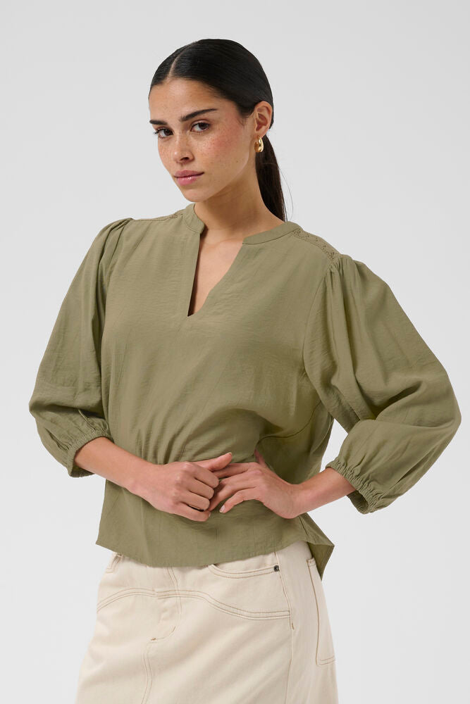 KAFFE KAalberta Blouse Aloe