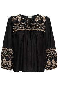 KAFFE KAkis Blouse Black Deep