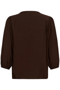 KAFFE KAalberta Blouse Coffee Bean