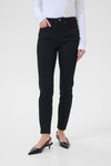 KAFFE KAwillow HW Slim Fit Jeans- Black