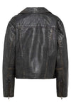 KAFFE KAjane Black Wash Leather Jacket