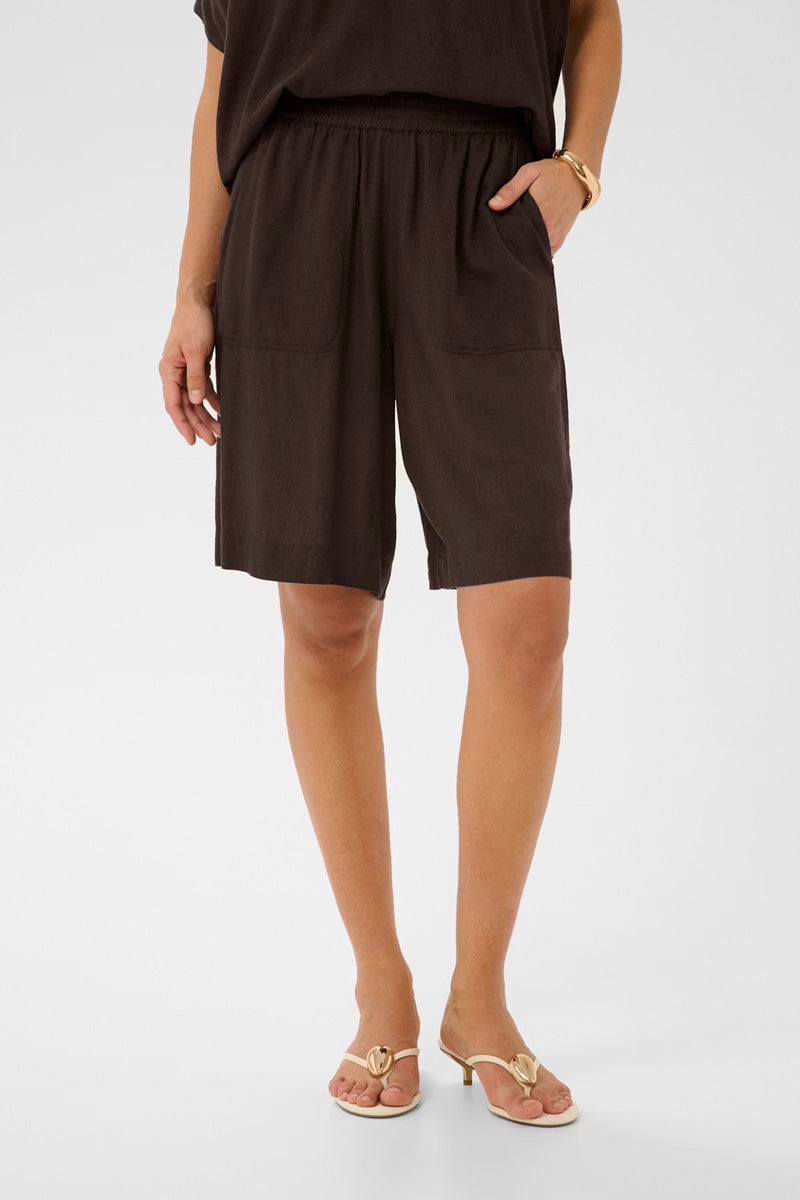 KAFFE KAmilia Shorts Black Coffee