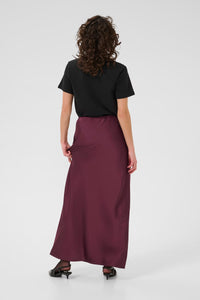 KAFFE KAhill Long Skirt Windsor Wine