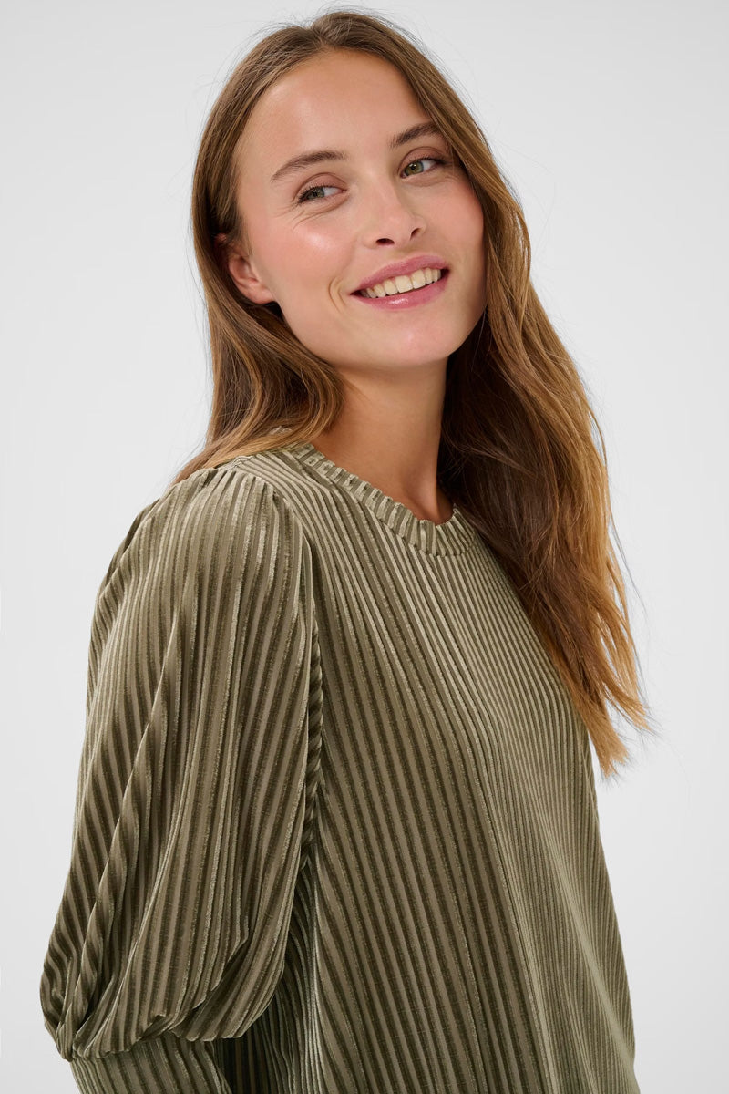 KAFFE KAcaca Blouse-Morel