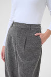 KAFFE KAalba Wide Pants Black Melange