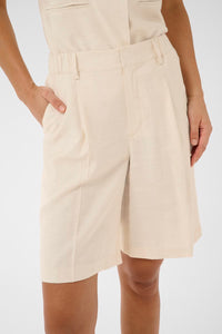 KAFFE KAannetta Shorts Feather Grey Melange.