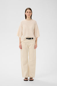 InWear GUNIIW TEE Sweater Whisper White Melange