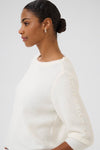 KAFFE KAbetty Pullover Chalk White