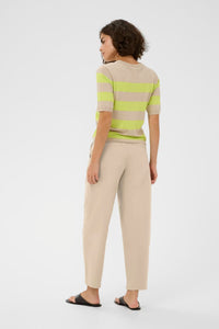 KAFFE KAmette Barrel Trousers Feather Grey