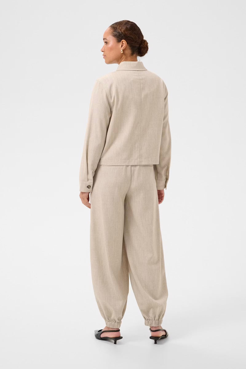 KAFFE KAomila Shirt Jacket Feather Grey