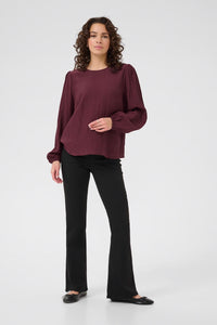 KAFFE KAvivy Blouse-Windsor Wine