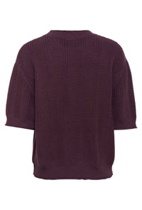 KAFFE KAwhitney Pullover-Fudge