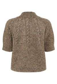 KAFFE KAcuba Turtleneck Pullover Morel Melange