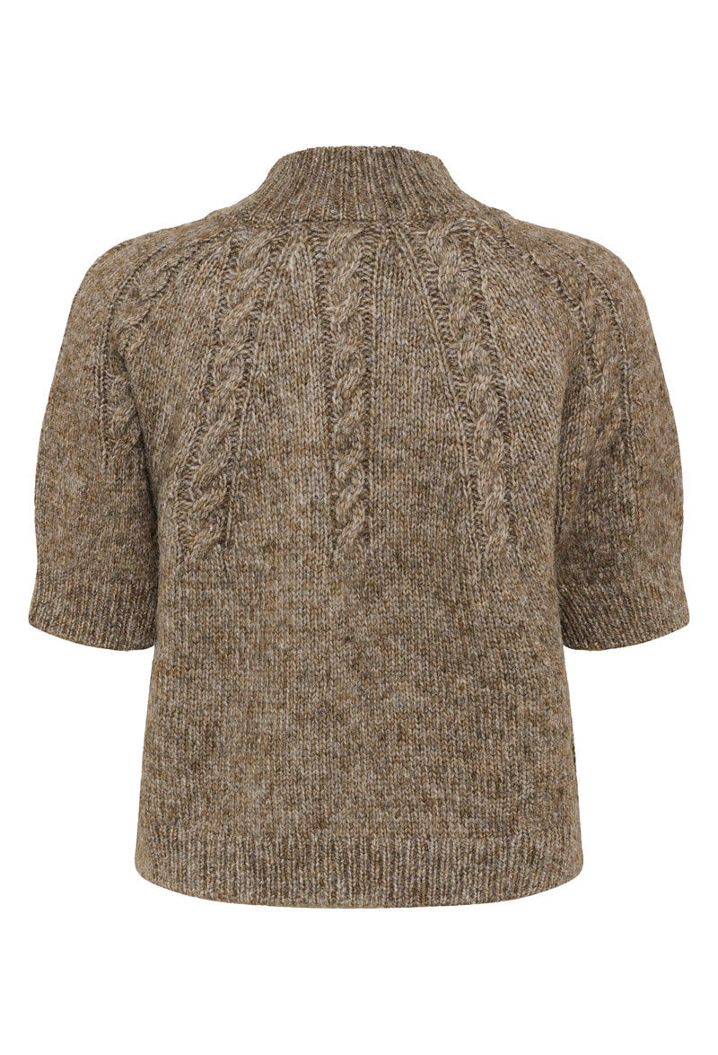 KAFFE KAcuba Turtleneck Pullover Morel Melange