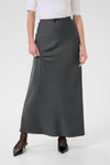 KAFFE KAhill Long Skirt Black Oyster