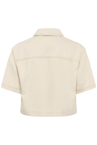 KAFFE KAcatherina Shirt Jacket Off White Washed