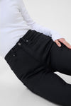 KAFFE KAwillow HW Slim Fit Jeans- Black
