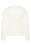 KAFFE KAsolar Knit Pullover Chalk White