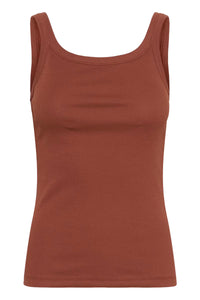 KAFFE KAcarna Tank Top Henna