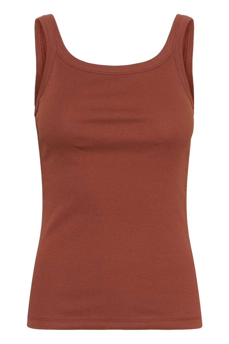 KAFFE KAcarna Tank Top Henna