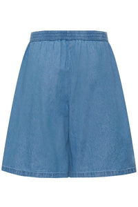 KAFFE KAjade Bermuda Shorts Mid Blue Chambray