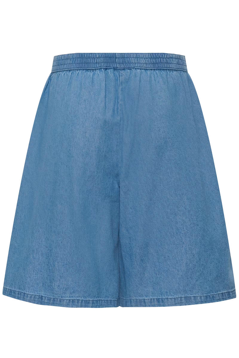 KAFFE KAjade Bermuda Shorts Mid Blue Chambray