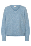 KAFFE KAtrina V-Neck Pullover Bering Sea Melange