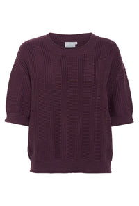 KAFFE KAwhitney Pullover-Fudge