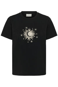 KAFFE KAjoanna T-Shirt Black/Feather Grey