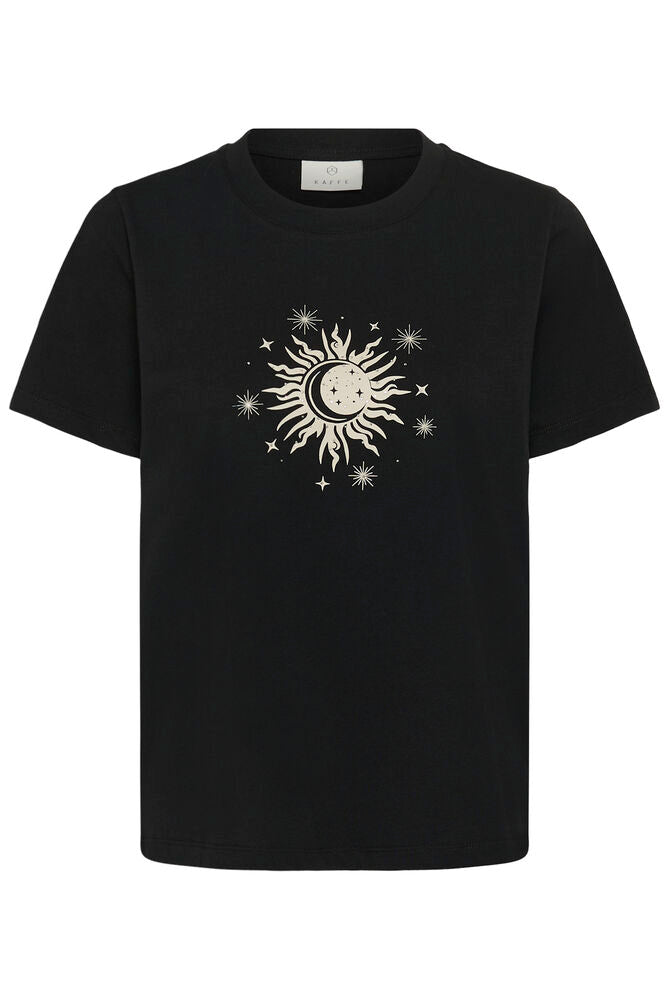 KAFFE KAjoanna T-Shirt Black/Feather Grey