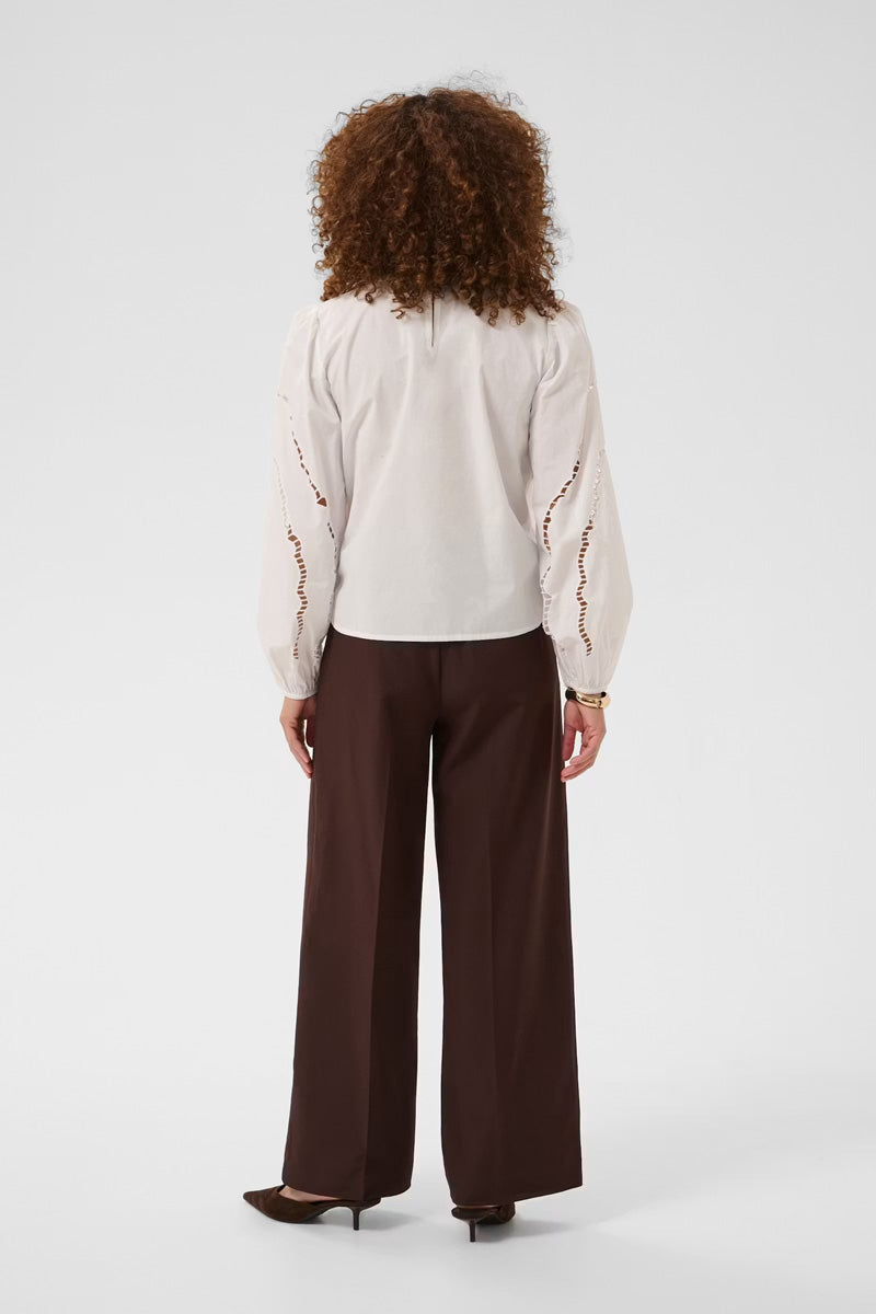 KAFFE KAroxy Blouse Chalk